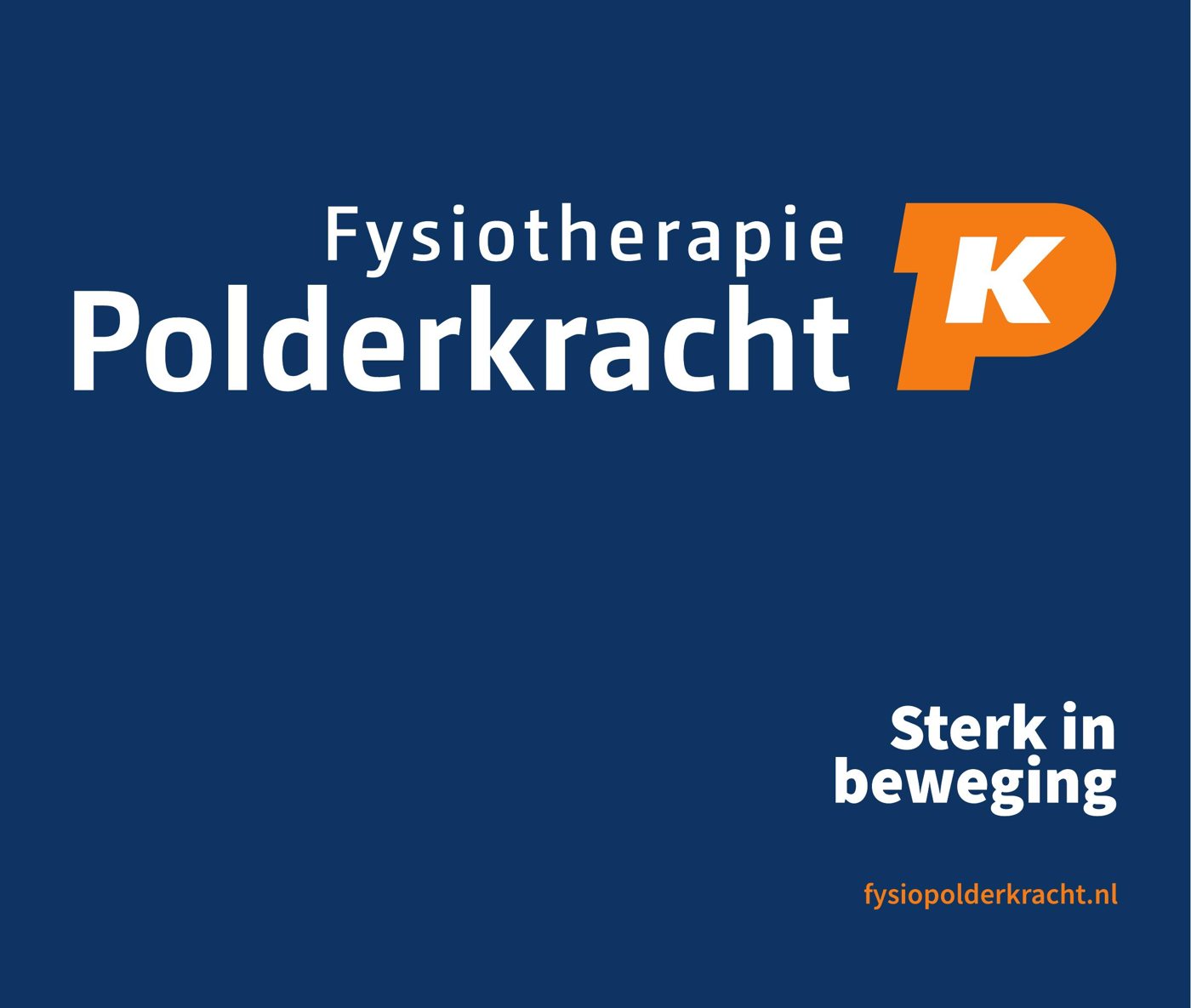 Entreewand voor Fysiotherapie Polderkracht