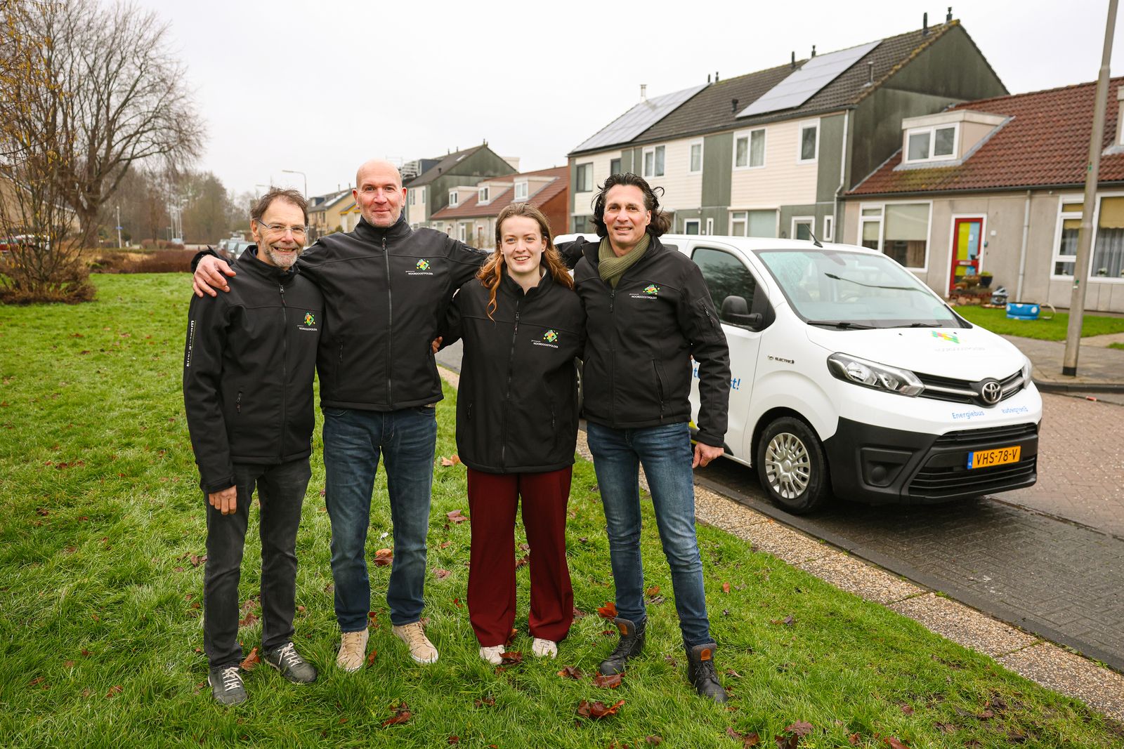 Het Energieteam met de Energiebus in de wijk Espelervaart
