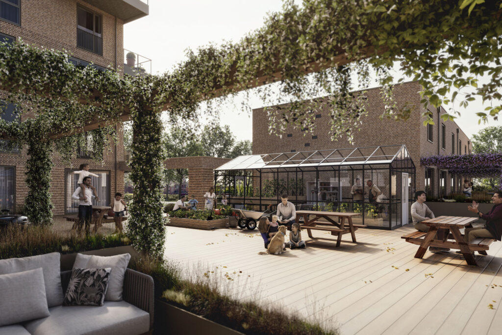 Nieuwbouwmarketing: impressie van nieuwbouwproject De Luwte in Emmeloord