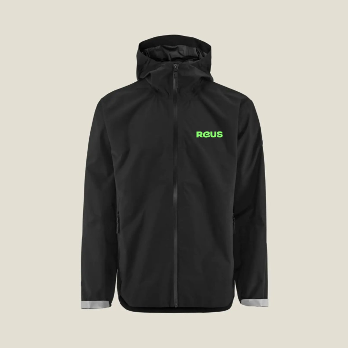 Reuzenjack van REUS, voorkant met klein REUS-logo