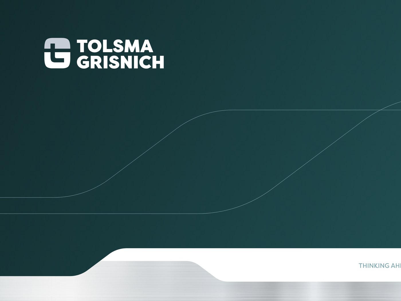 Het logo van Tolsma-Grisnich op de groene huisstijlkleur