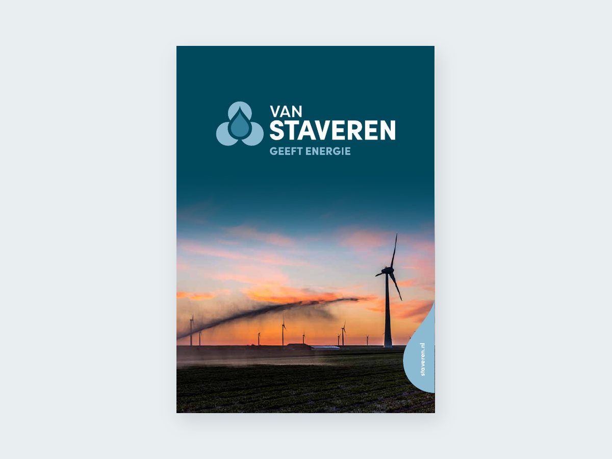 Notitieboekje voor Van Staveren in één lijn met de huisstijl