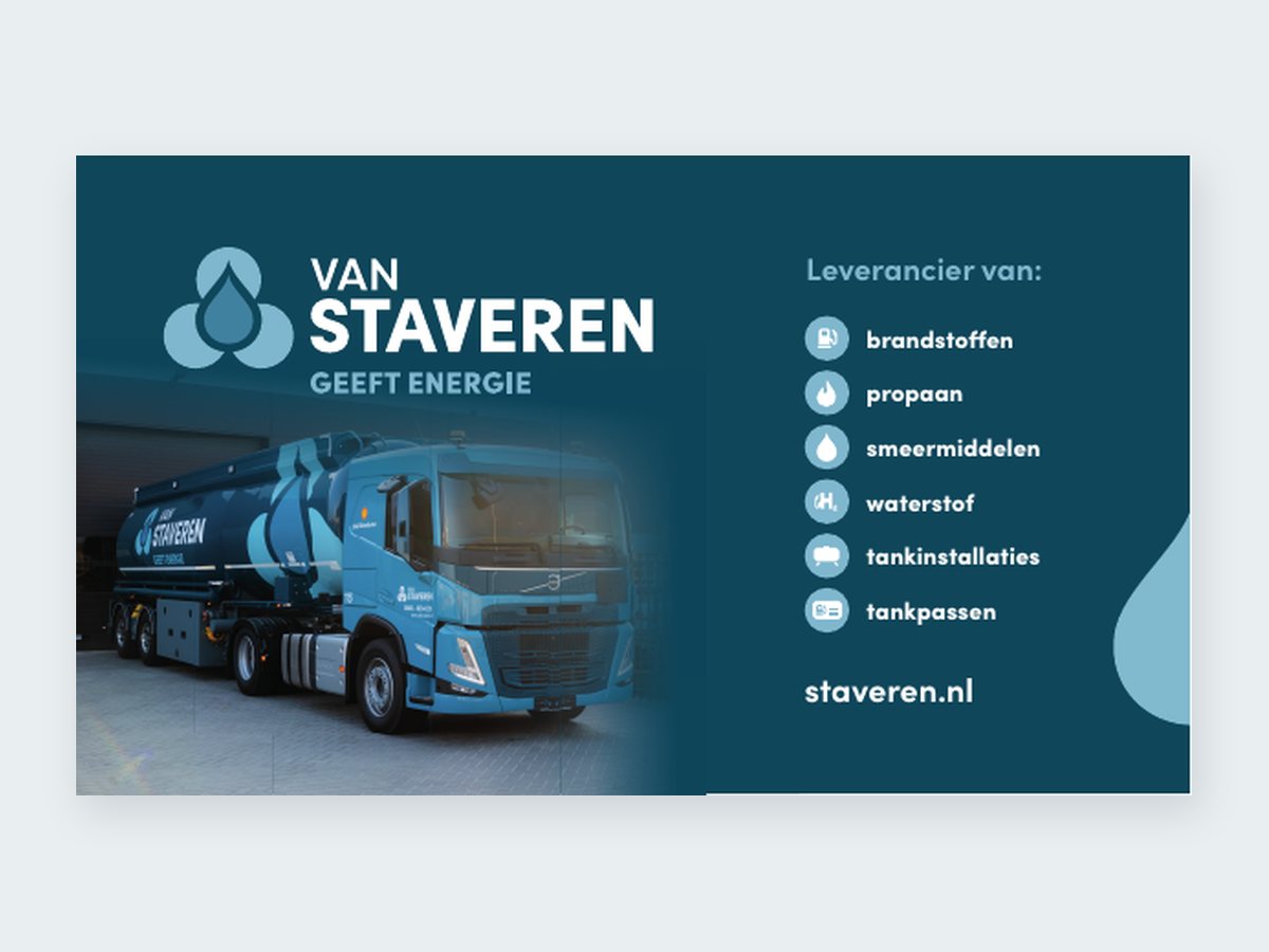 Sponsordoek van Van Staveren